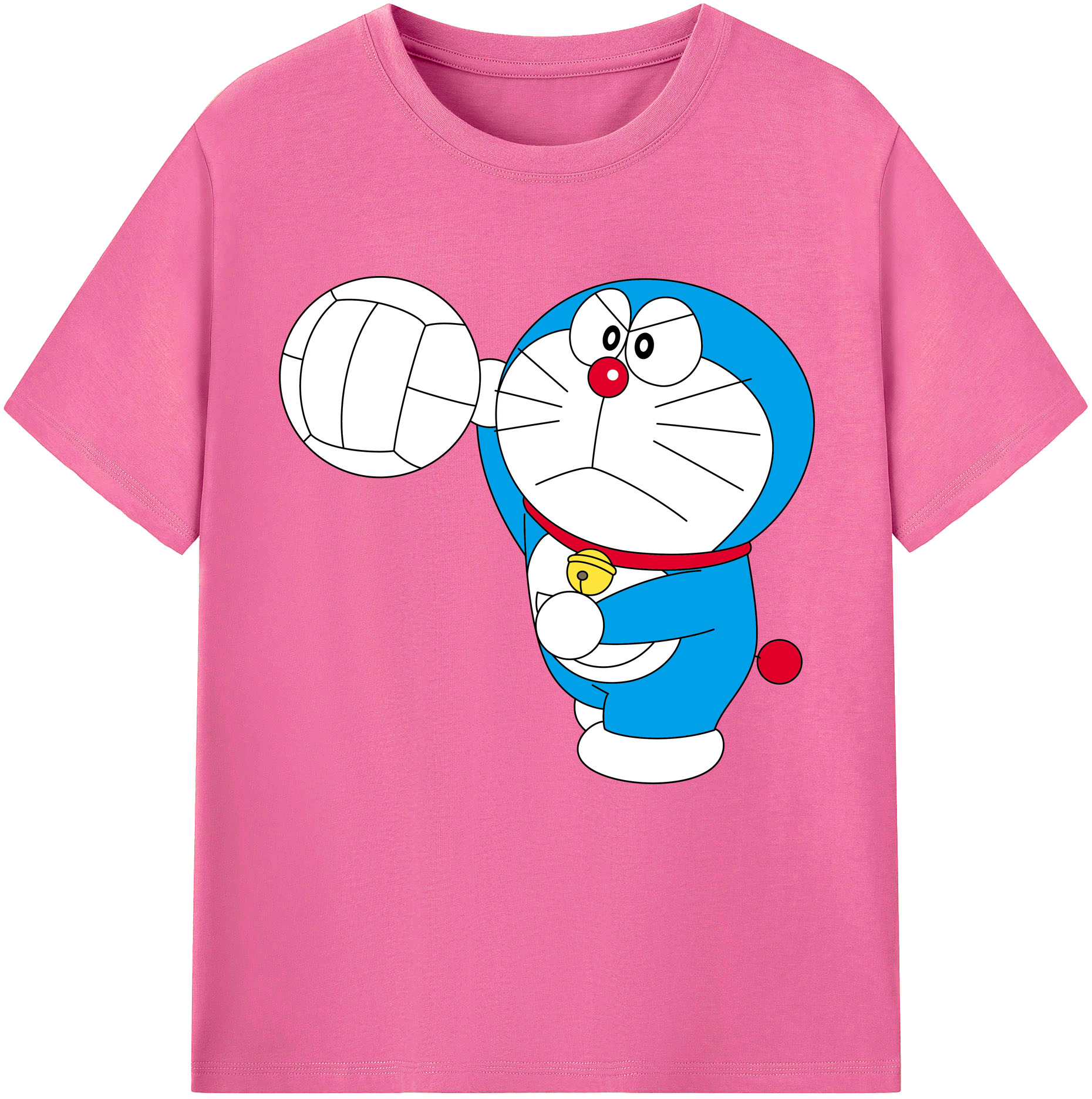 （画像用） ドラえもん Doraemon レディースカジュアルプリントTシャツ（綿100％）